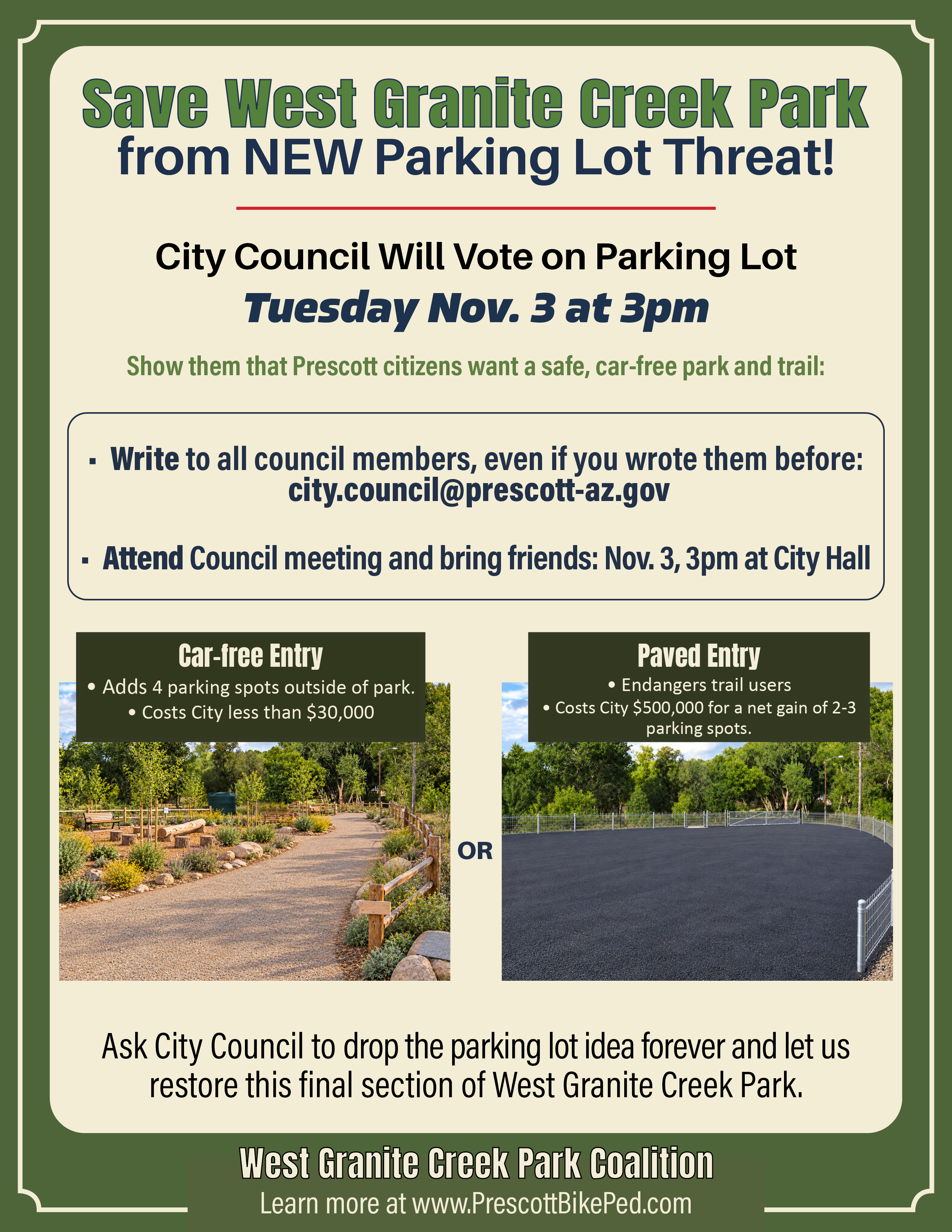 WGCP Flyer for Nov 3 VOTE